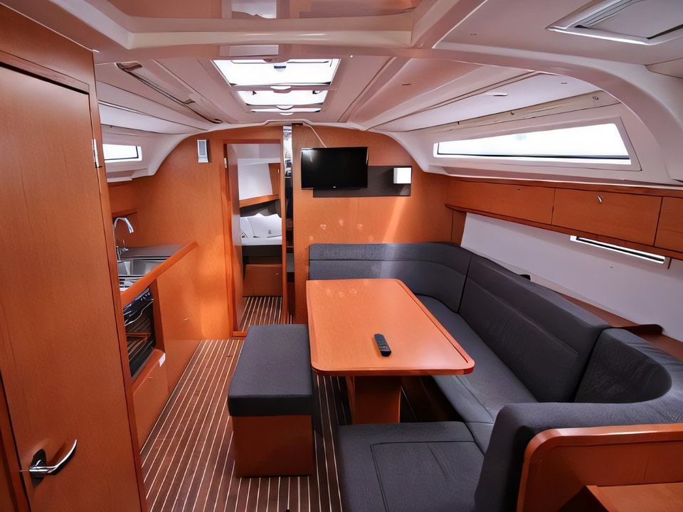 Interior of BAVARIA C 41 BT sail boat with 3 cabins Croatia yacht charter