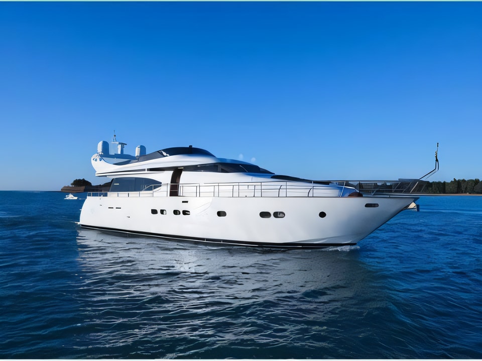 Exterior overview of Maiora 20 motor boat for charter from Marina Novigrad in the Istria / Kvarner sailing area Croatia