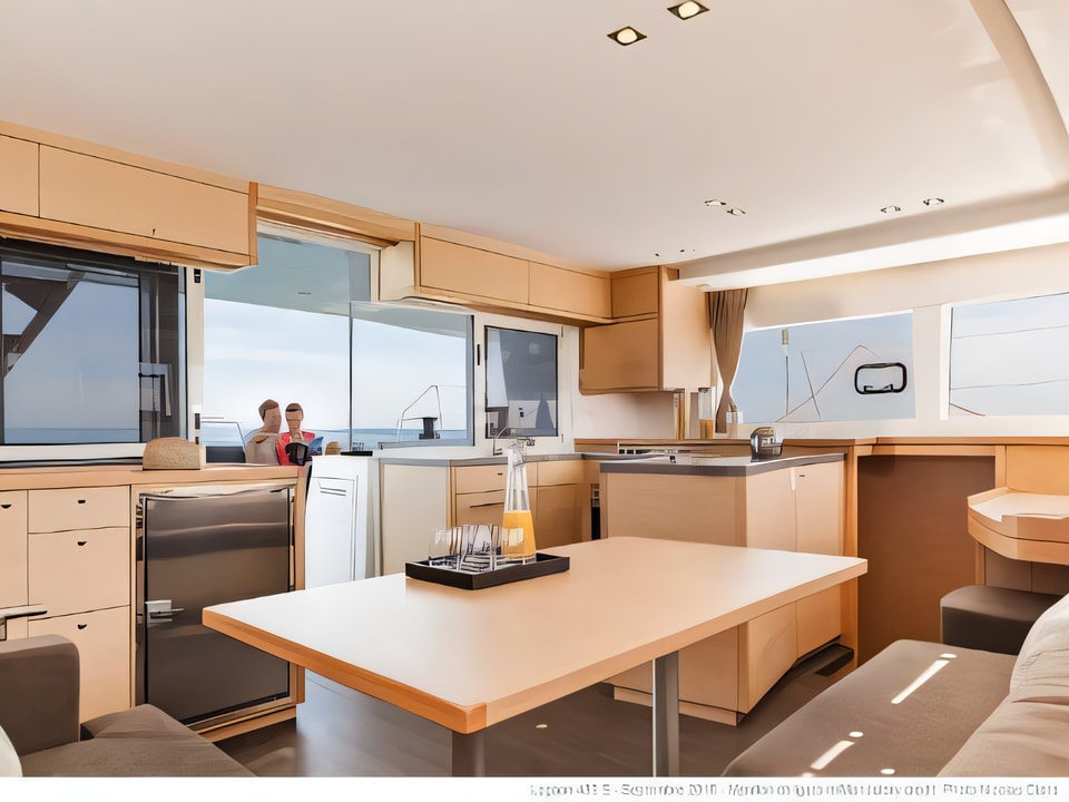 Lagoon 450 Flybridge yacht photo Croatia charter