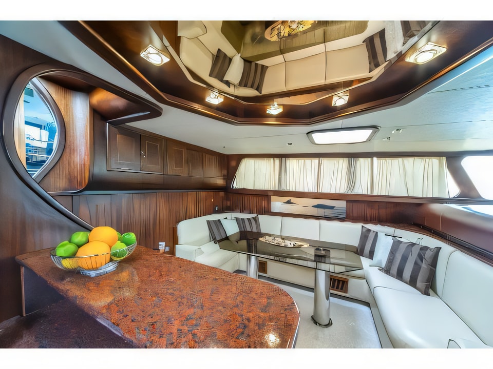 Interior of Alba gulet or cruiser with 5 cabins Croatia yacht charter