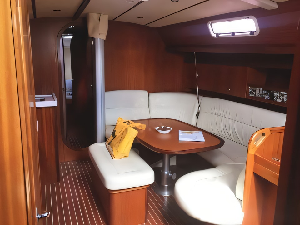 Interior of Salona 45 sail boat with 4 cabins Croatia yacht charter