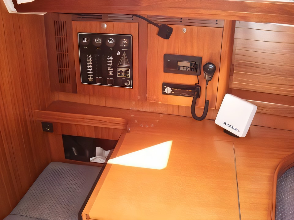 Interior of Elan 40 sail boat with 3 cabins Croatia yacht charter