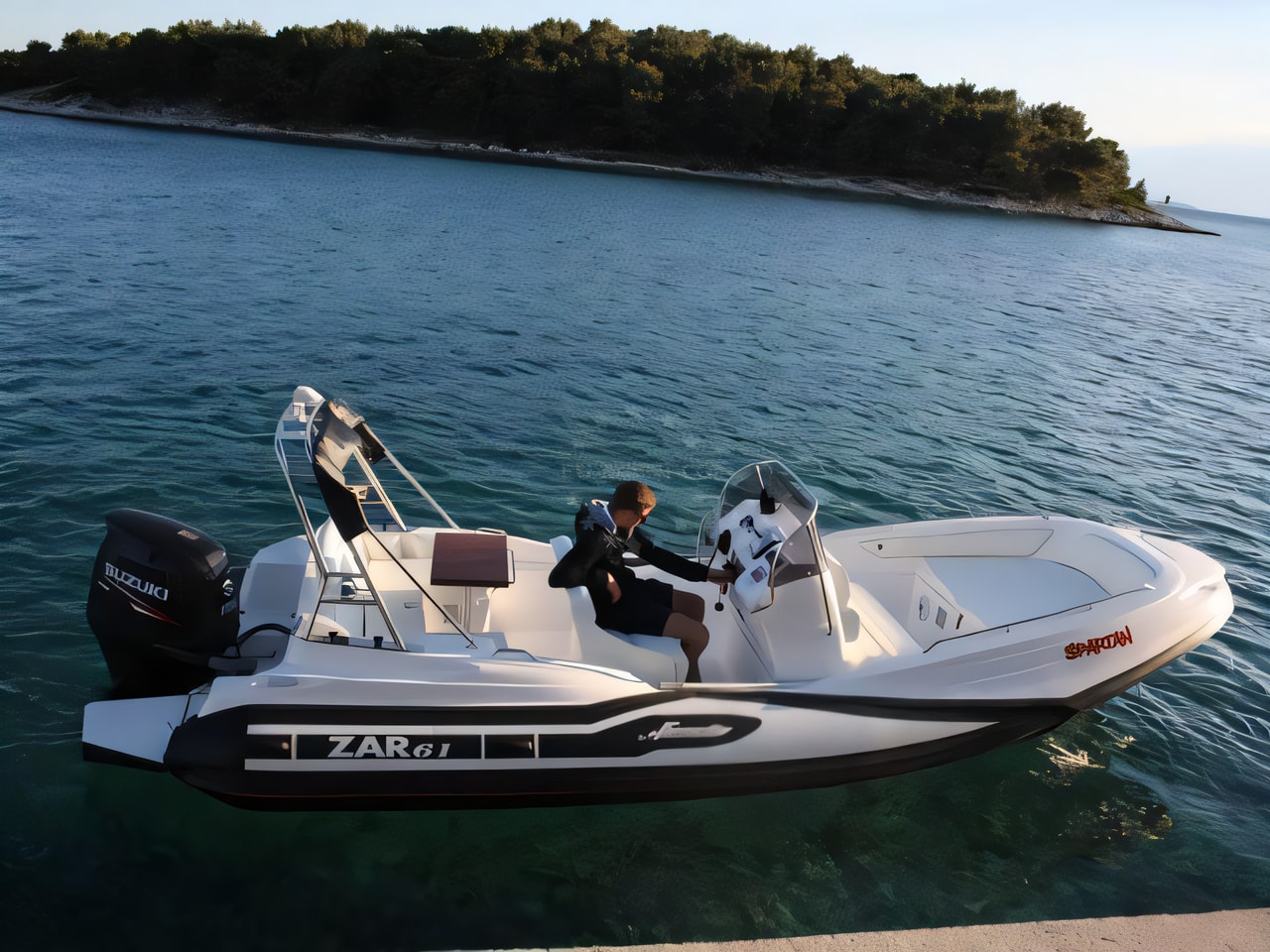 Interior of Zar 61 Suite motor boat with 0 cabins Croatia yacht charter