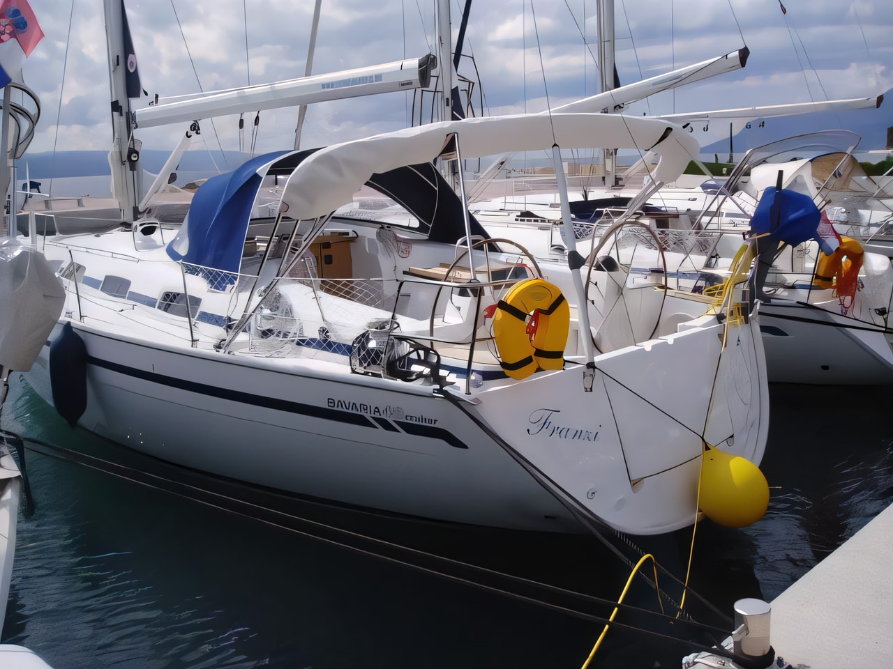 Bavaria 40 Cruiser sailing yacht for charter from Porec / Marina Funtana Istria / Kvarner sailing area Croatia