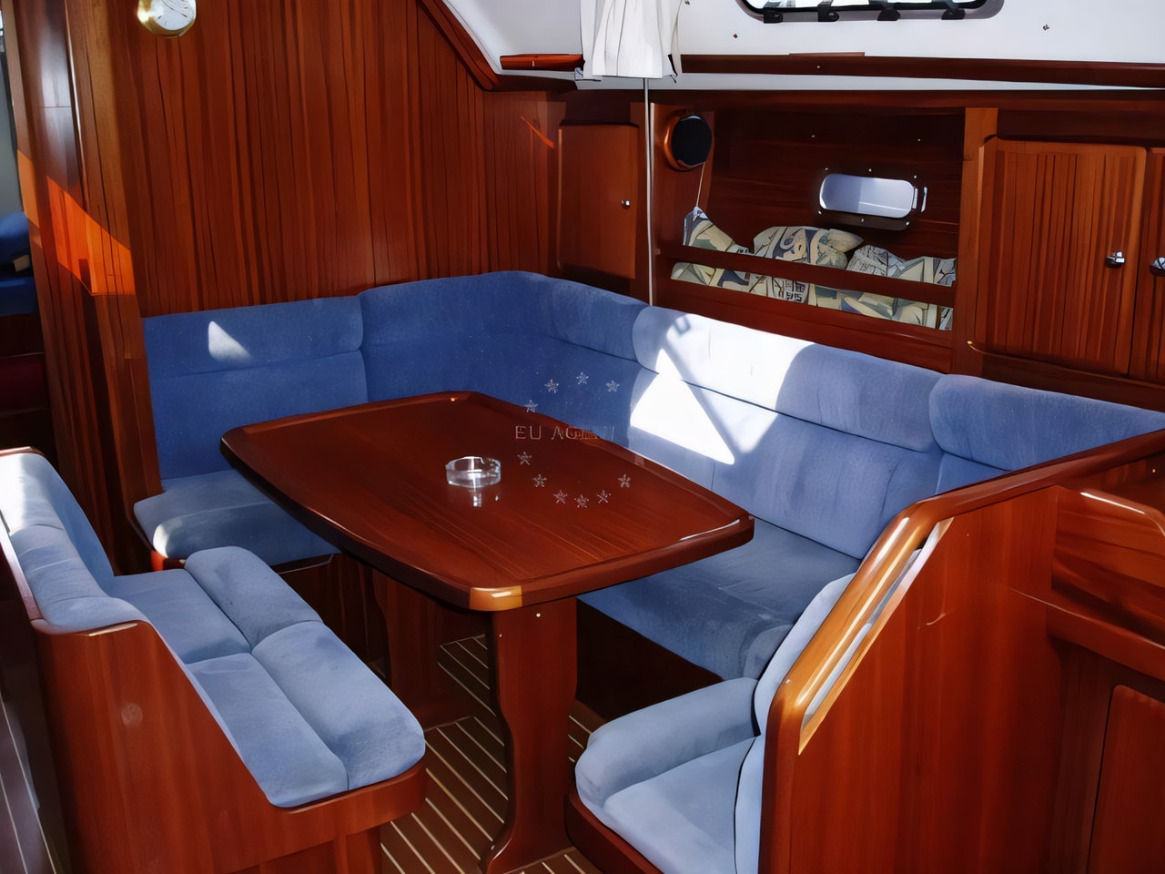 Bavaria 40 yacht layout 3 cabins Croatia charter