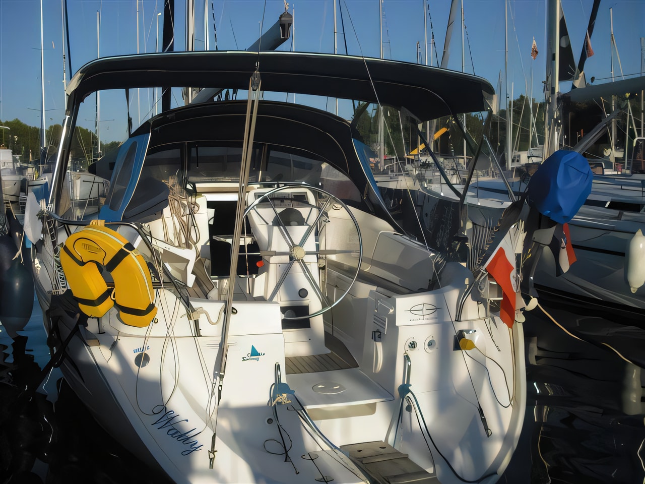 Bavaria 32 sailing yacht for charter from Porec / Marina Funtana Istria / Kvarner sailing area Croatia