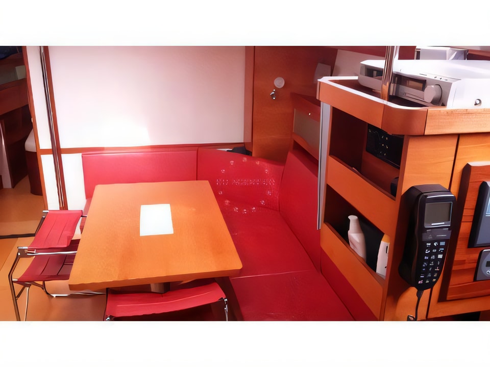 Interior of Hanse 531 sail boat with 3 cabins Croatia yacht charter
