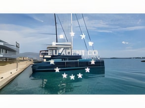 Interior of Sunreef 70 Eco catamaran with 5 cabins Croatia yacht charter