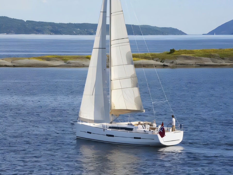 Dufour 412 GL sailing yacht for charter from Trogir / SCT Marina Trogir Split sailing area Croatia