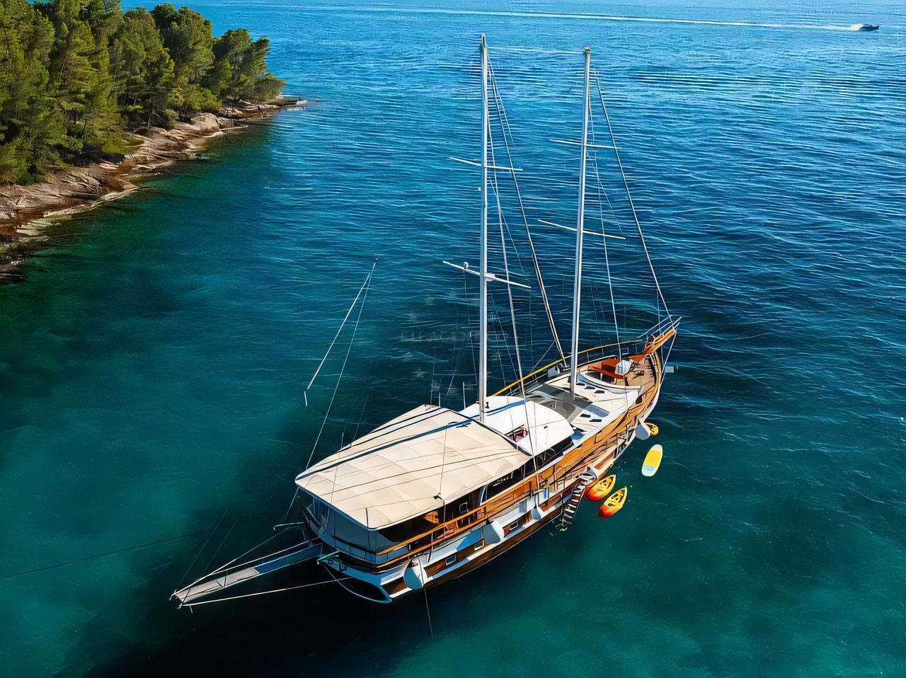 Gulet Allure charter yacht in Split, Croatia