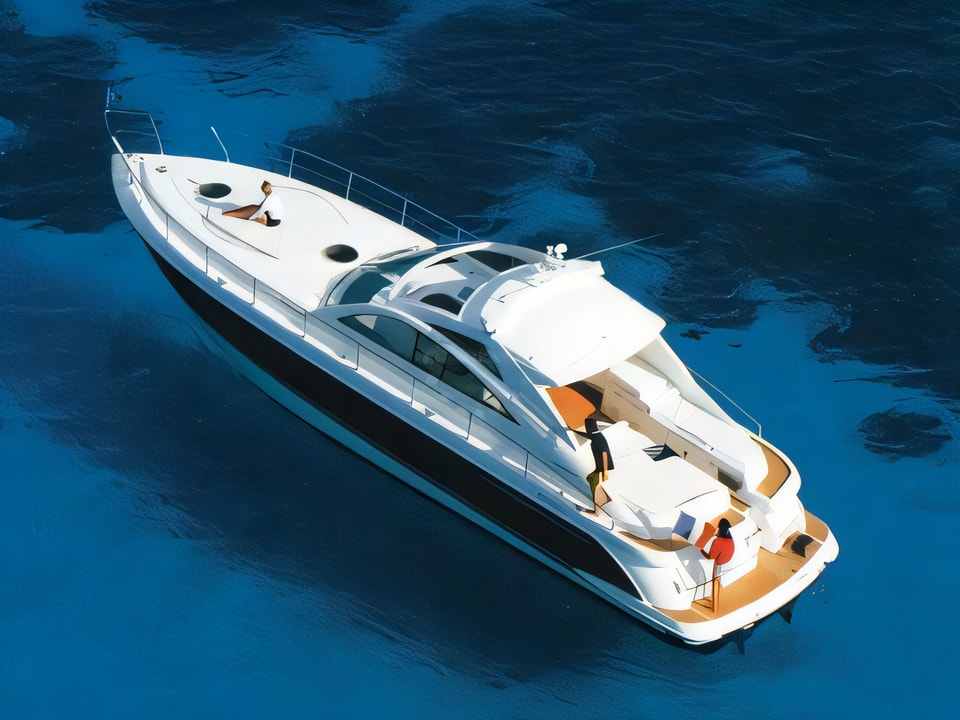 Fairline Targa 52 GT motor yacht for charter from Sibenik / Marina Mandalina Sibenik sailing area Croatia