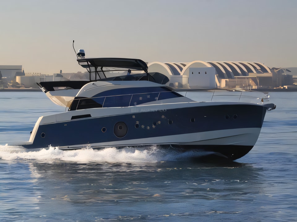Exterior overview of Monte Carlo 6 motoryacht for charter from Split ACI Marina in the Split sailing area Croatia