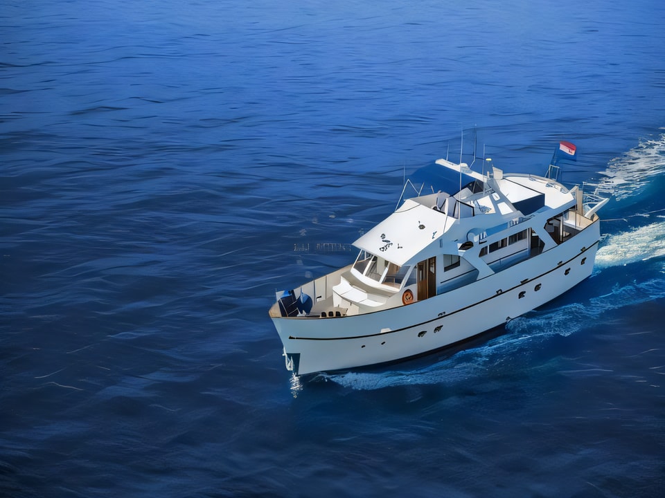 Exterior overview of Adriatic Dream gulet or cruiser for charter from Split ACI Marina in the Split sailing area Croatia