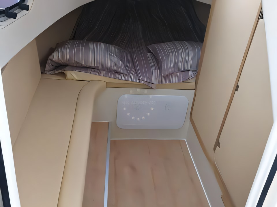 Interior of Sun Sport 845 motor boat with 1 cabins Croatia yacht charter