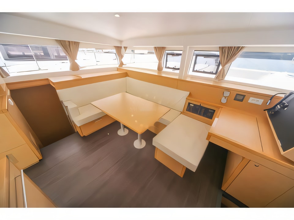 Interior of Lagoon 400 S2 catamaran with 6 cabins Croatia yacht charter