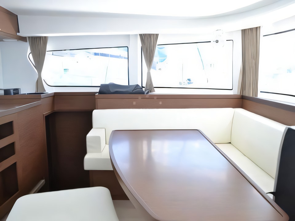 Interior of Lagoon 42 catamaran with 4 cabins Croatia yacht charter