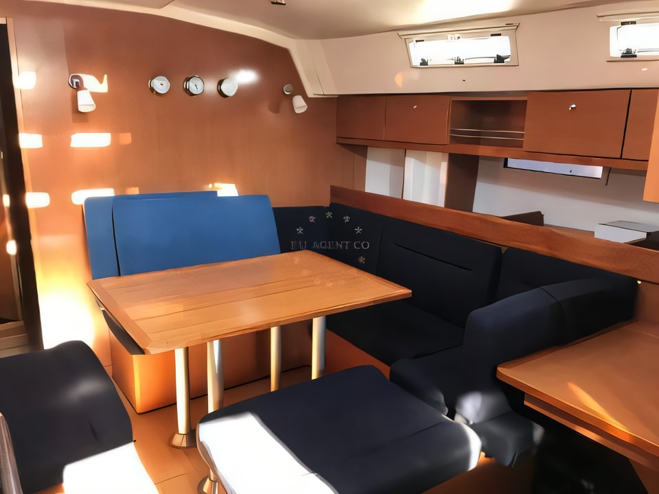 Interior of Bavaria 45 Cruiser sail boat with 4 cabins Croatia yacht charter