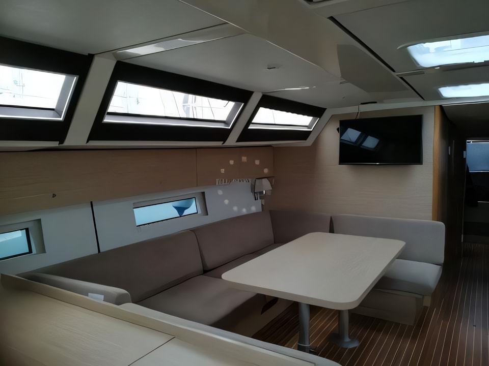 Interior of D&D Kufner 54.2 sail boat with 5 cabins Croatia yacht charter