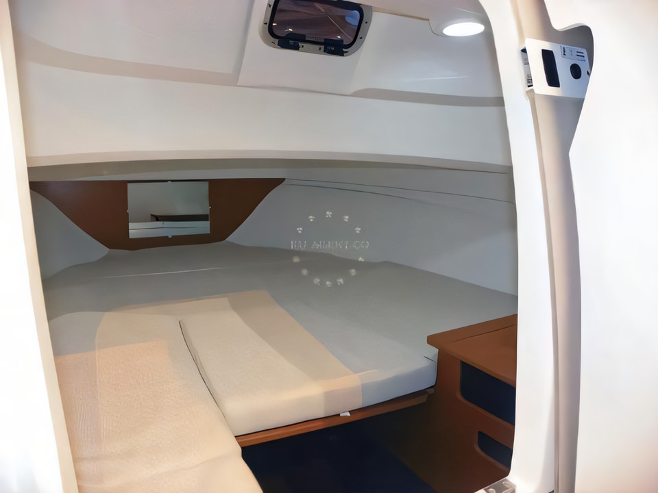 Interior of Jeanneau Cap Camarat 6.5 WA motor boat with 1 cabins Croatia yacht charter