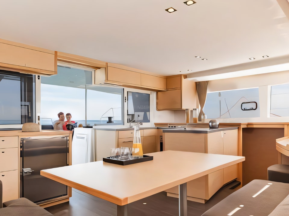 Lagoon 450 Flybridge yacht photo Croatia charter
