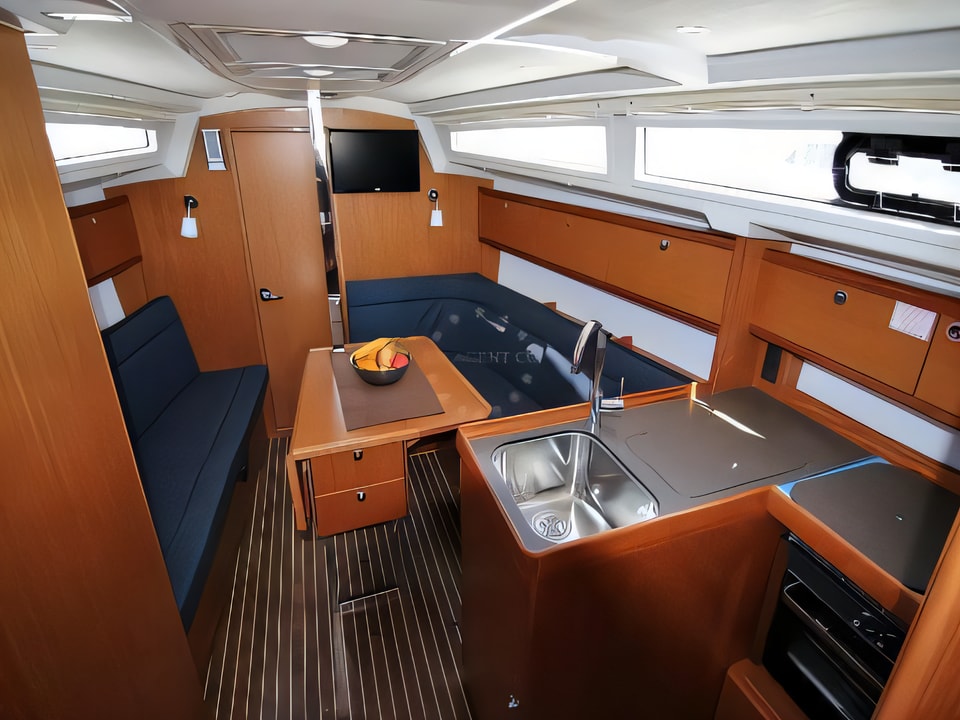 Interior of BAVARIA C 34 sail boat with 3 cabins Croatia yacht charter