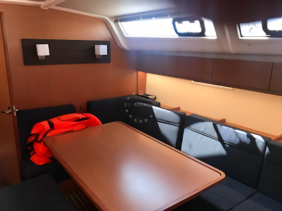 Interior of Bavaria Cruiser 51 sail boat with 5 cabins Croatia yacht charter
