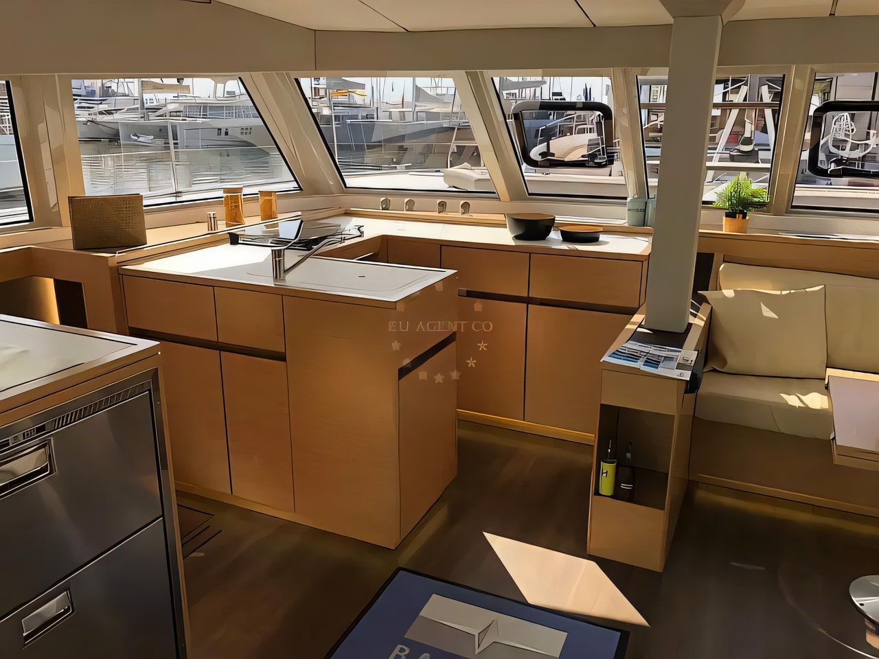 Nautitech 46 Fly yacht layout 6 cabins Croatia charter
