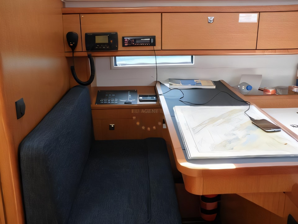 Interior of Bavaria Cruiser 51 sail boat with 5 cabins Croatia yacht charter