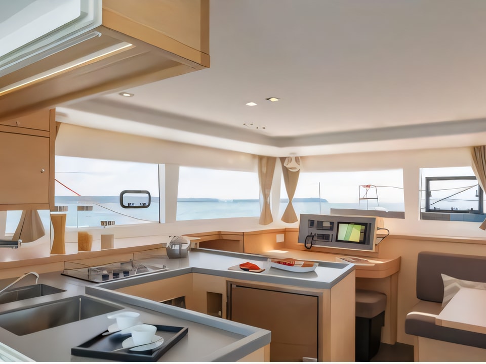 Lagoon 450 Flybridge yacht photo Croatia charter