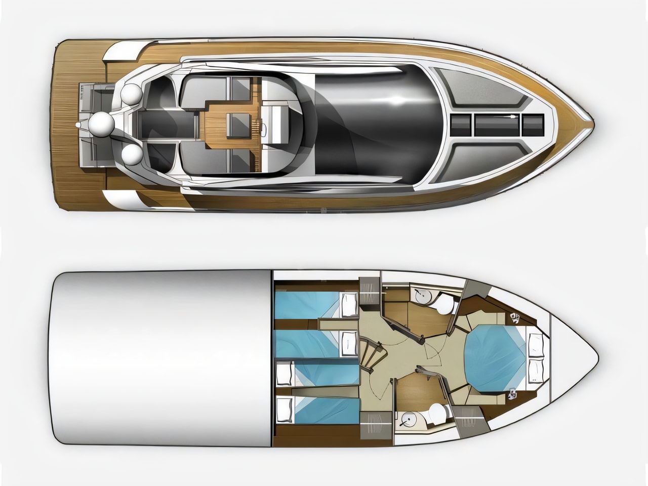 Galeon 430 Skydeck yacht photo for charter in Croatia