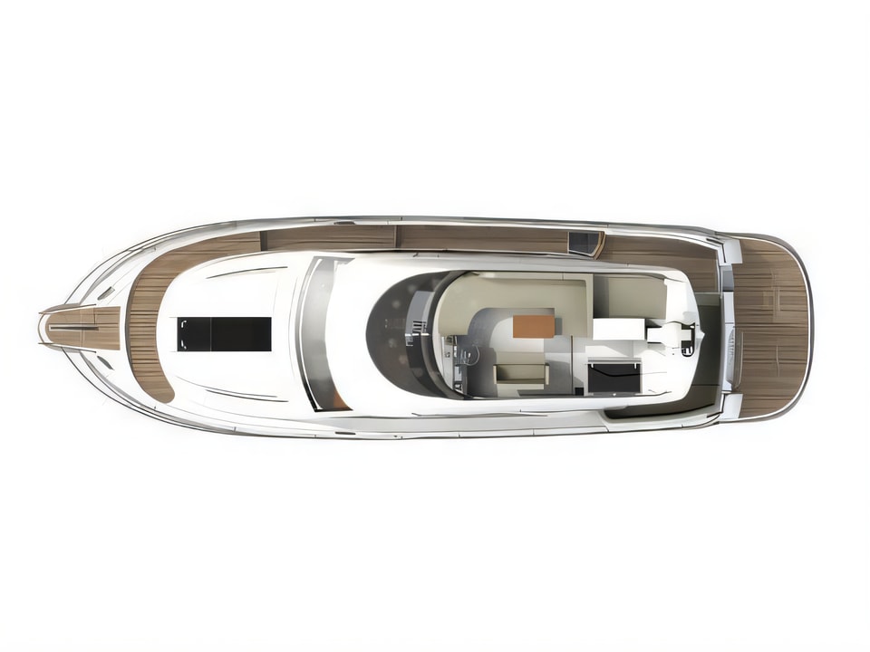 Nimbus 405 Flybridge 3-cabin layout for charter in Croatia