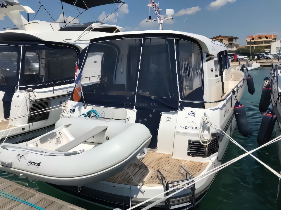 Nimbus 365 Coupe motor boat for charter from Pirovac / Marina Pirovac Sibenik sailing area Croatia