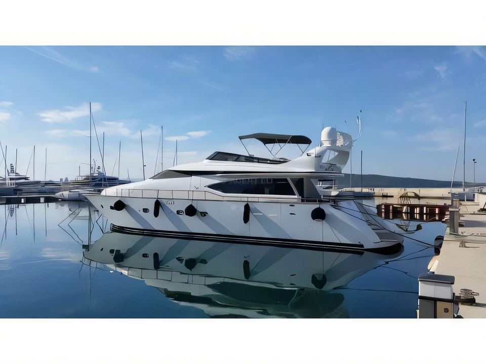 Interior of Maiora 20S motor boat with 4 cabins Croatia yacht charter