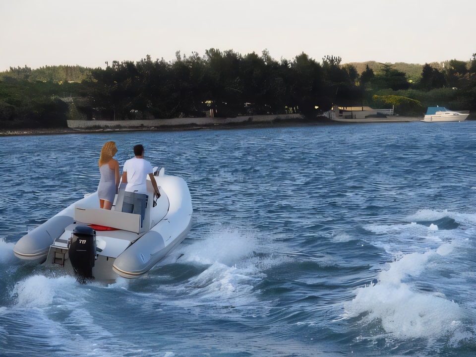 Layout of Zodiac Medline 540 motor boat with 0 cabins Croatia yacht charter