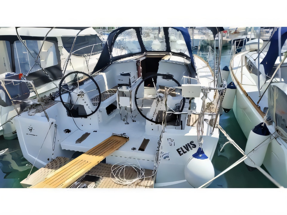 Sun Odyssey 349 sailing yacht for charter from Vodice / ACI Marina Vodice Sibenik sailing area Croatia