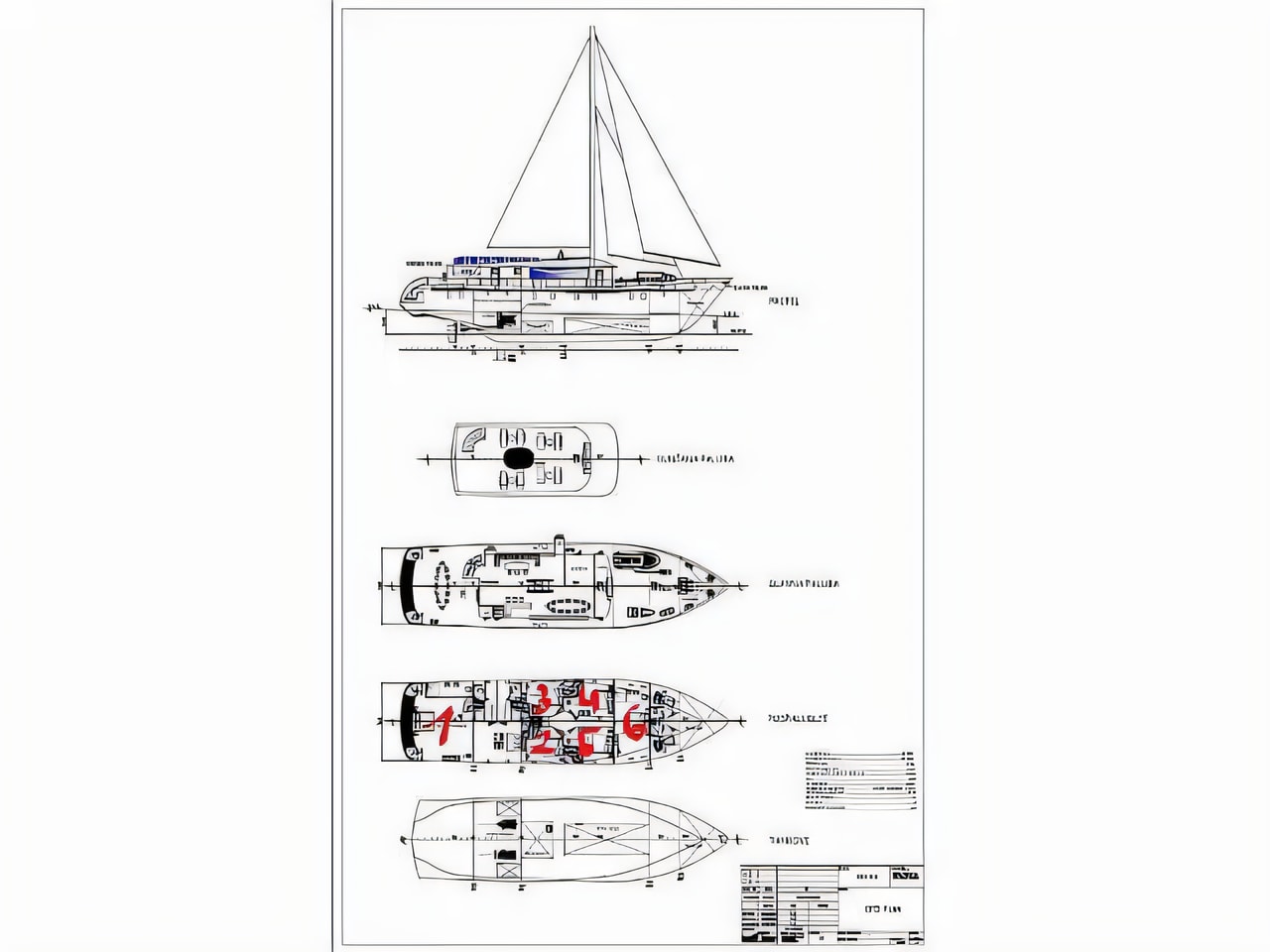 Interior of Luxury Sailing Yacht Rara Avis sail boat with 6 cabins Croatia yacht charter