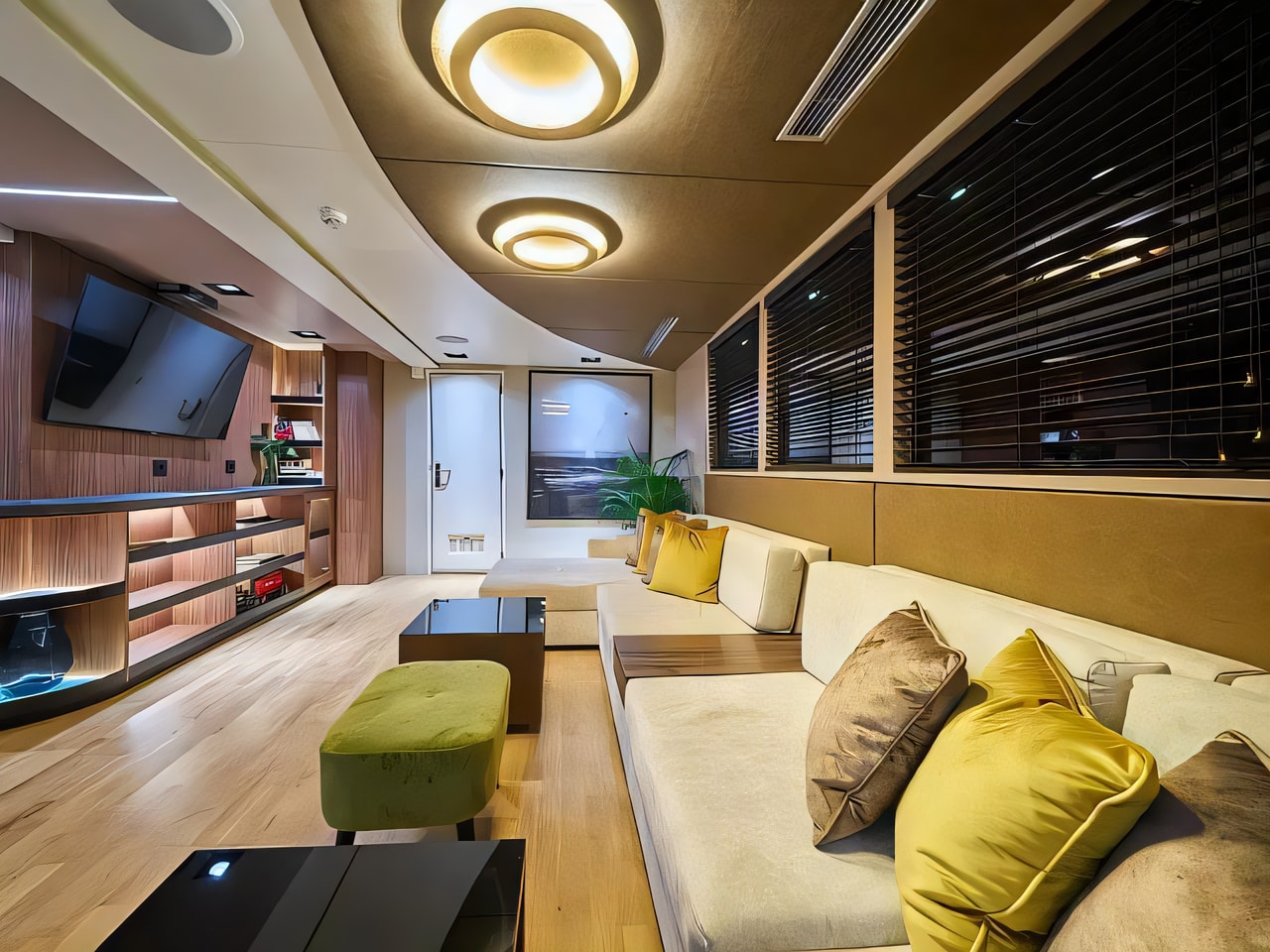 Layout of Luxury Sailing Yacht Rara Avis sail boat with 6 cabins Croatia yacht charter