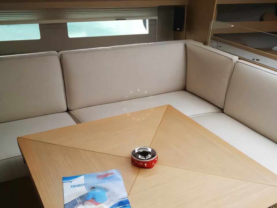 Interior of Dufour 56 Exclusive sail boat with 3 cabins Croatia yacht charter