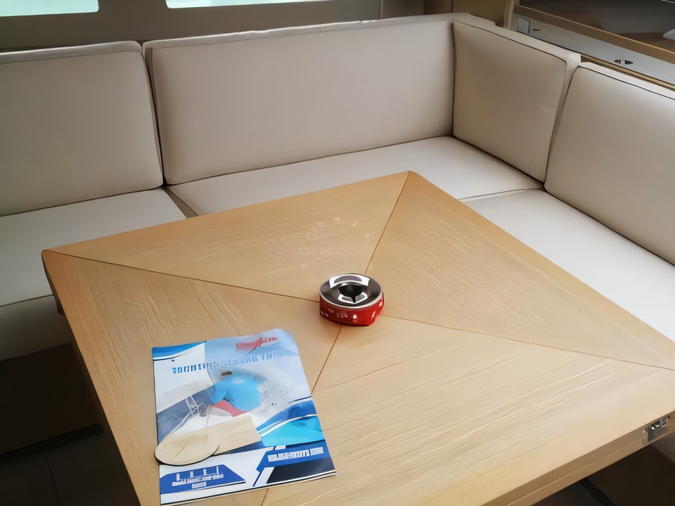 Interior of Dufour 56 Exclusive sail boat with 3 cabins Croatia yacht charter