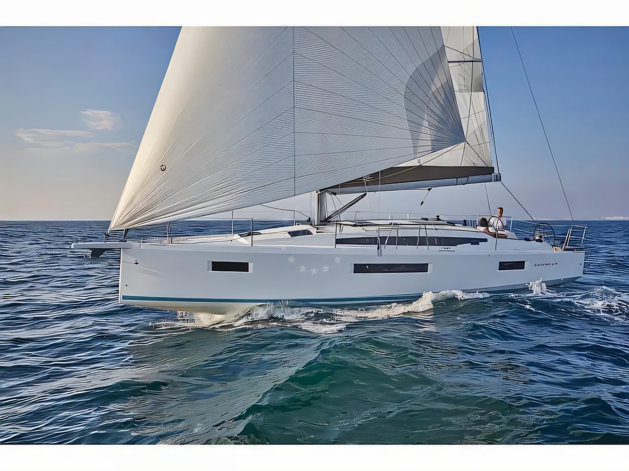 Sun Odyssey 410 sailing yacht for charter from Pula / Tehnomont Marina Veruda Istria / Kvarner sailing area Croatia