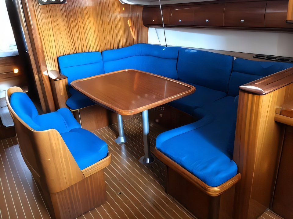 Interior of Bavaria 44 sail boat with 4 cabins Croatia yacht charter