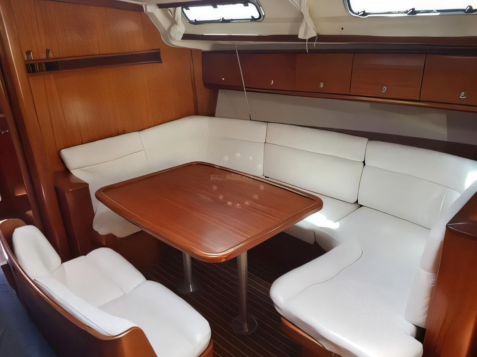 Interior of Bavaria 44 sail boat with 4 cabins Croatia yacht charter