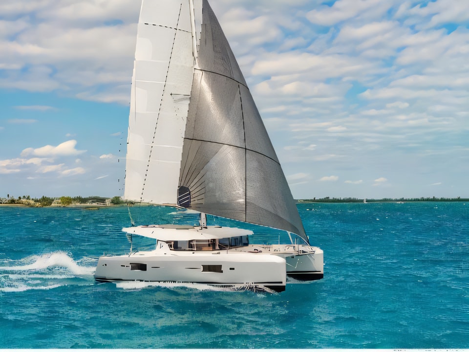 Lagoon 450 Flybridge catamaran for charter from Biograd / Marina Kornati Zadar sailing area Croatia