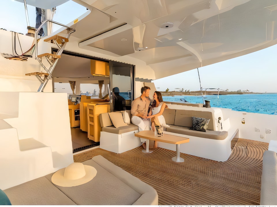 Lagoon 450 Flybridge yacht photo Croatia charter