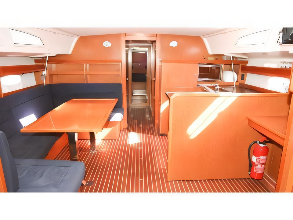 Interior of Bavaria 51 Cruiser sail boat with 5 cabins Croatia yacht charter