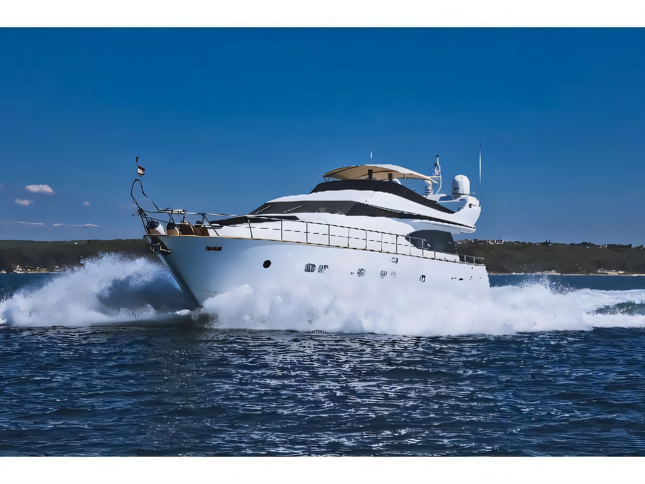 Exterior overview of Maiora 20 motor boat for charter from Marina Novigrad in the Istria / Kvarner sailing area Croatia