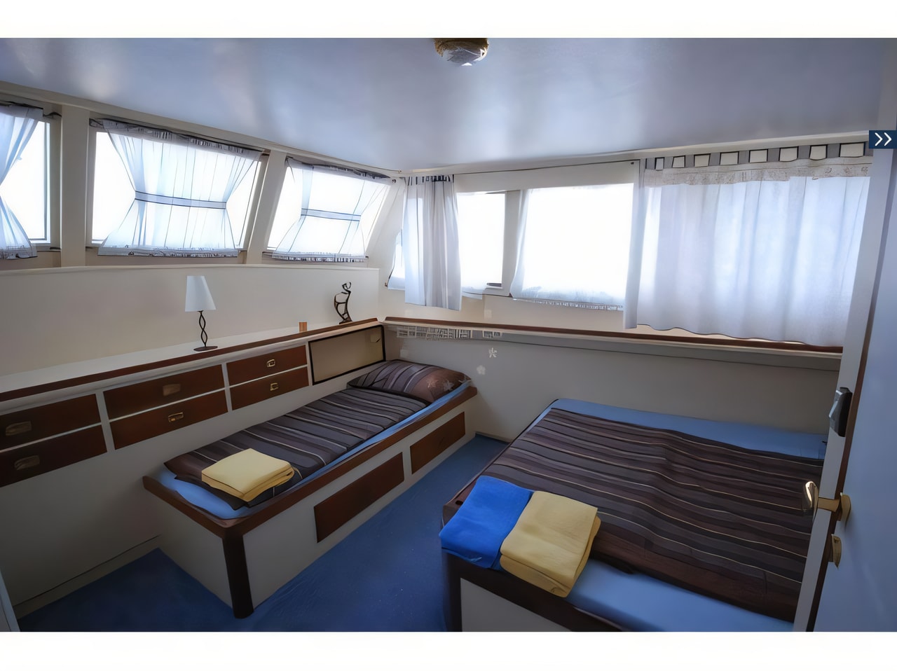 Fleur de Lys yacht layout 5 cabins Croatia charter