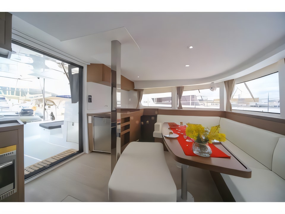 Interior of Lagoon 42 catamaran with 4 cabins Croatia yacht charter
