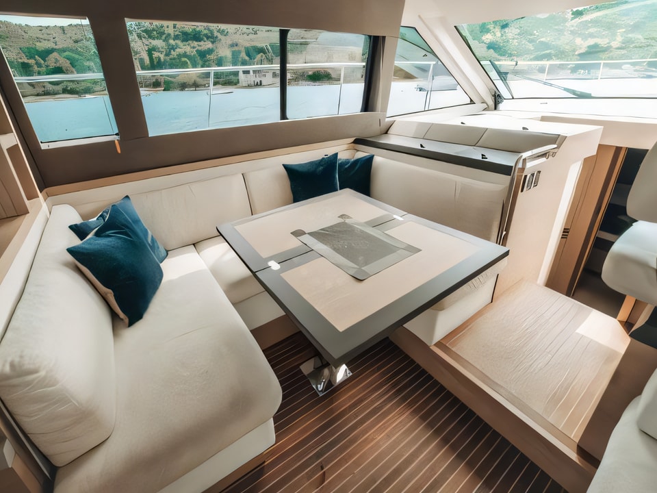 Interior of Monte Carlo 5 motoryacht with 4 cabins Croatia yacht charter