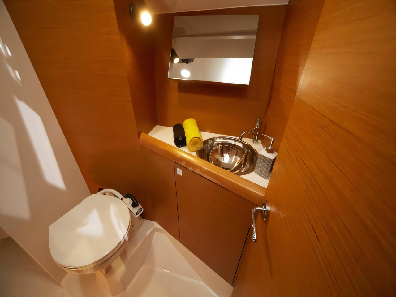 Layout of Sun Odyssey 349 sail boat with 3 cabins Croatia yacht charter